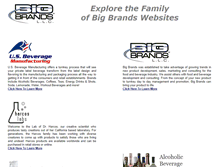 Tablet Screenshot of bigbrandswebsites.com